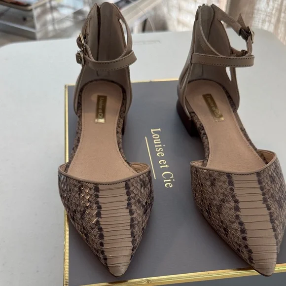 Louise et Cie Snakeskin Patterned Heels - Picture 3 of 5